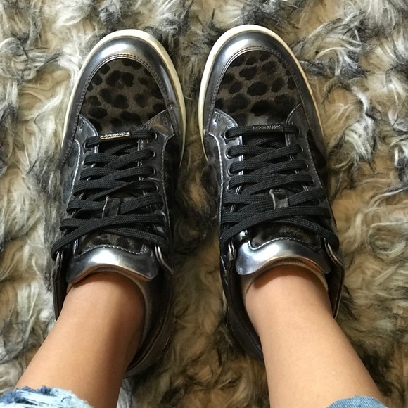 black jimmy choo trainers